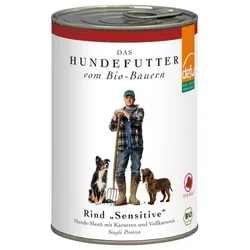 defu Nassfutter Hund Rind Sensitiv bio 410g