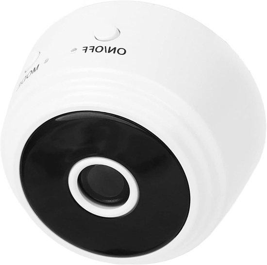XUMIUZIY Mini Beveiligingscamera - Compacte HD 1080p Camera met Magnetische Bevestiging - Wit