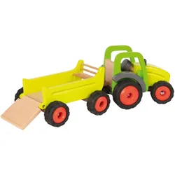Goki Holztraktor mit Anhänger