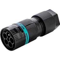 Adels-Contact 24503 Rundsteckverbinder Stecker, gerade Gesamtpolzahl: 4 + PE 200 St.