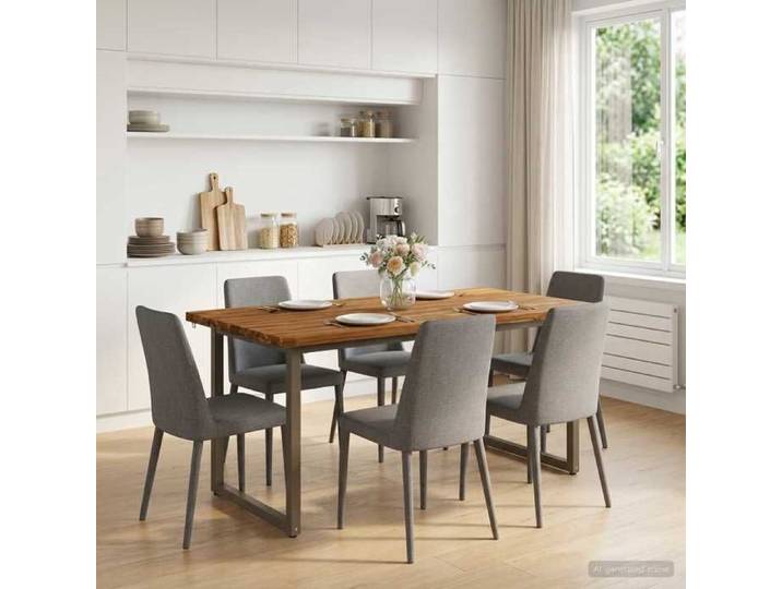 VIDAXL Table de Repas Table à manger - carrée - 160x70x75 cm - Bois d'Acacia Massif Conception pratique 88197