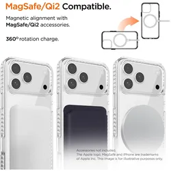 Eiger Ice Grip MagSafe (Apple iPhone 17 Pro, Apple iPhone 18 Pro), Smartphone Hülle, Transparent