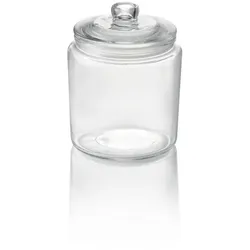 WAS Germany - Vorratsglas, 1 ltr., Ø 12 cm, Höhe 15 cm, Glas, Polyethylen