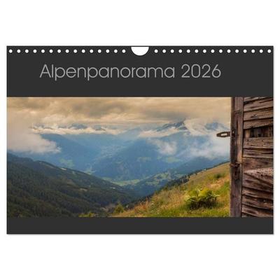 Alpenpanorama 2026 (Wandkalender 2026 DIN A4 quer), CALVENDO Monatskalender