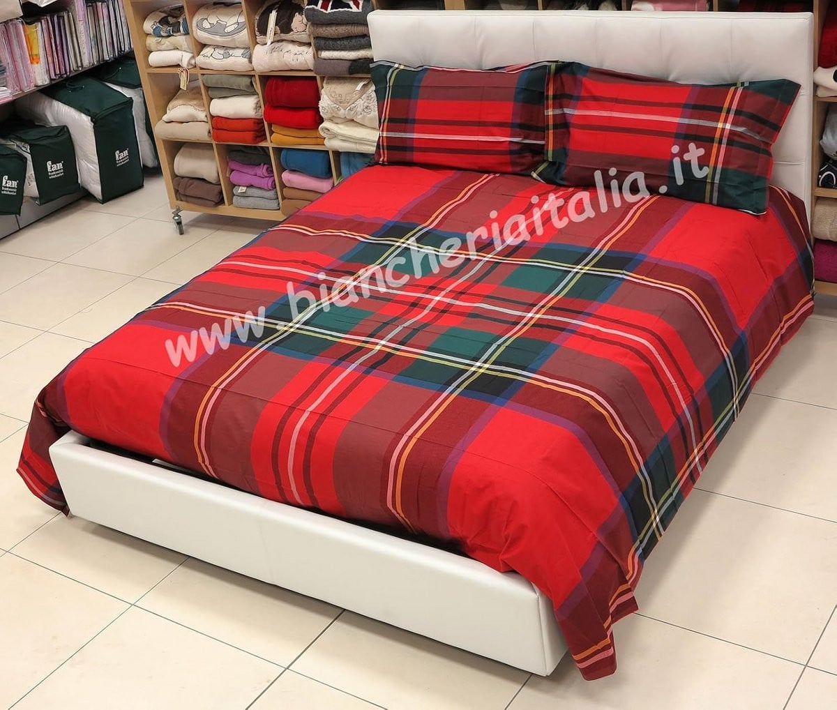 Luxe Katoenen Tweepersoons Beddengoed Set met Hoeslaken en Overtrek