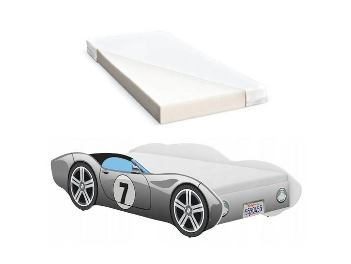 iGLOBAL Kinderbett Autobett Cars Bett Jugendbett 140 x 70 cm