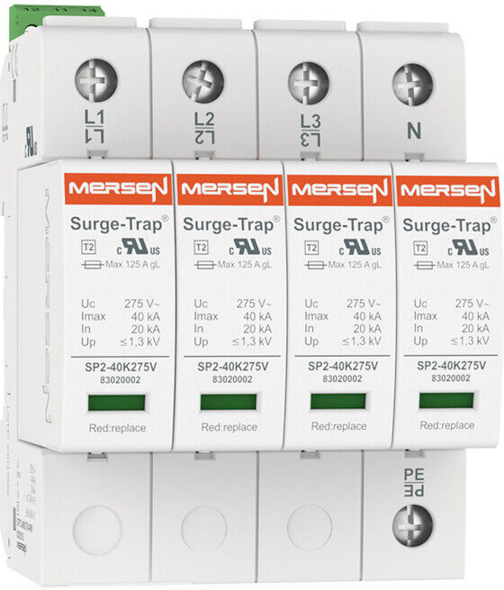 Mersen Parafoudre Type 2 40kA Uc275V 4+0 TNS STPT2-40K275V-4P (83020152)