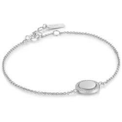 ANIA HAIE - BRACELET - ROPE DISC - silber