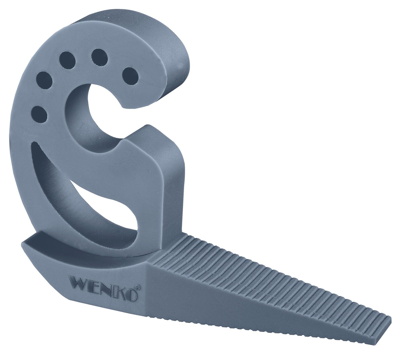 WENKO Multi-STOP® Fenster- & Türstopper Gummi, blaugrau 50513100
