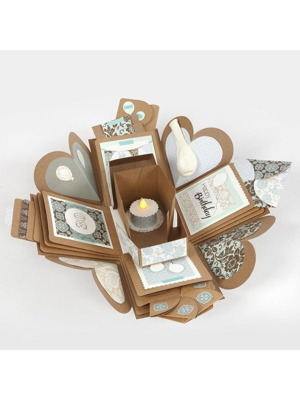 Creativ Company Explosion box - Brown (25380)