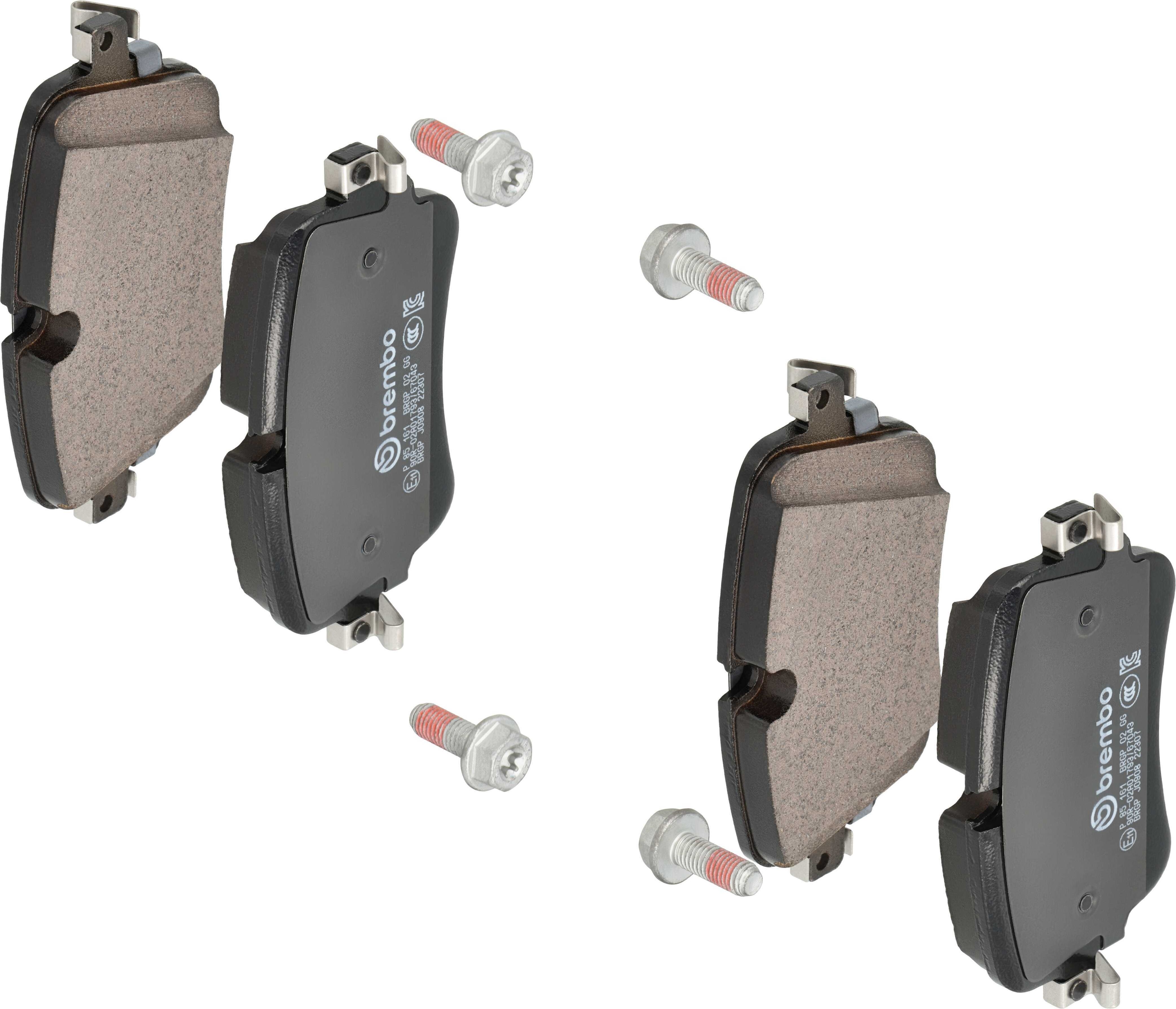 Brembo Bremsbelagsatz, Scheibenbremse P85161 Für Audi Vw