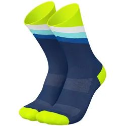 Incylence, Unisex, Sportsocken, Running Grades (43 - 46), Gelb, Blau