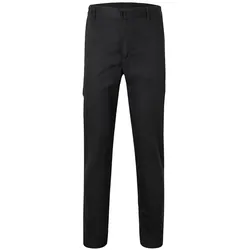 Koch-Hose unifarben 65% Polyester - 35% Baumwolle Schwarz 2XL