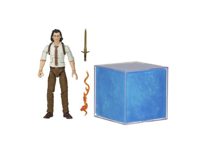 Hasbro Actionfigur Marvel Legends Loki Tesseract with Loki 6 Inch Actionfigur