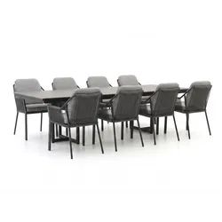 Tierra Outdoor Liv/Naro 280 cm Gartenmöbel-Set 9-teilig stapelbar