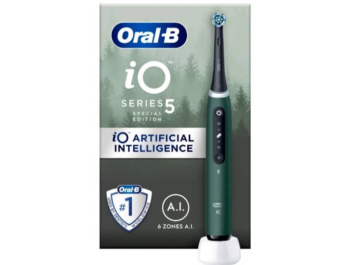 Oral-B iO 5 - Dark Green - Elektrische Tandenborstel - 1 Opzetborstel