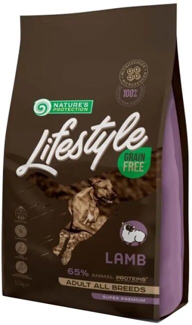 Natures Protection Dog Adult Lifestyle Grain Free Borrego 1.5 Kg