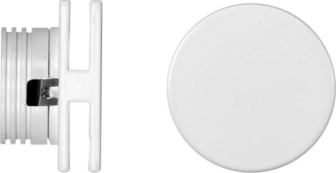 Beneito & Faure Grow LED inbouw trapverlichting, 4W, 3000K warm wit licht, 120°, ronde witte inbouw wandlamp