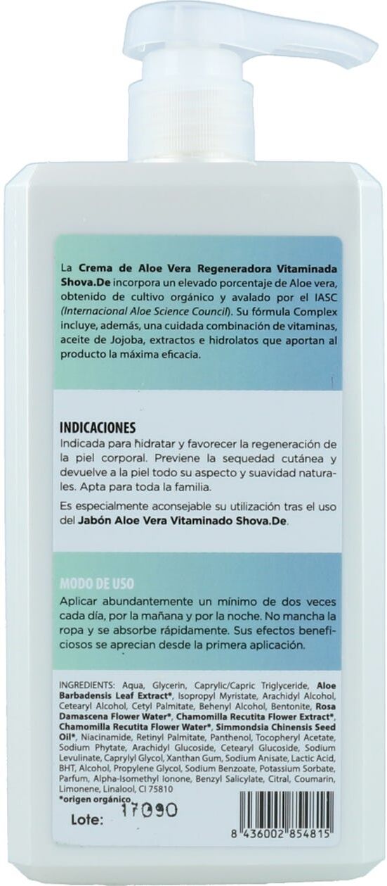 SHOVA.DE Shova Leche Corporal de Aloe Vera 1L