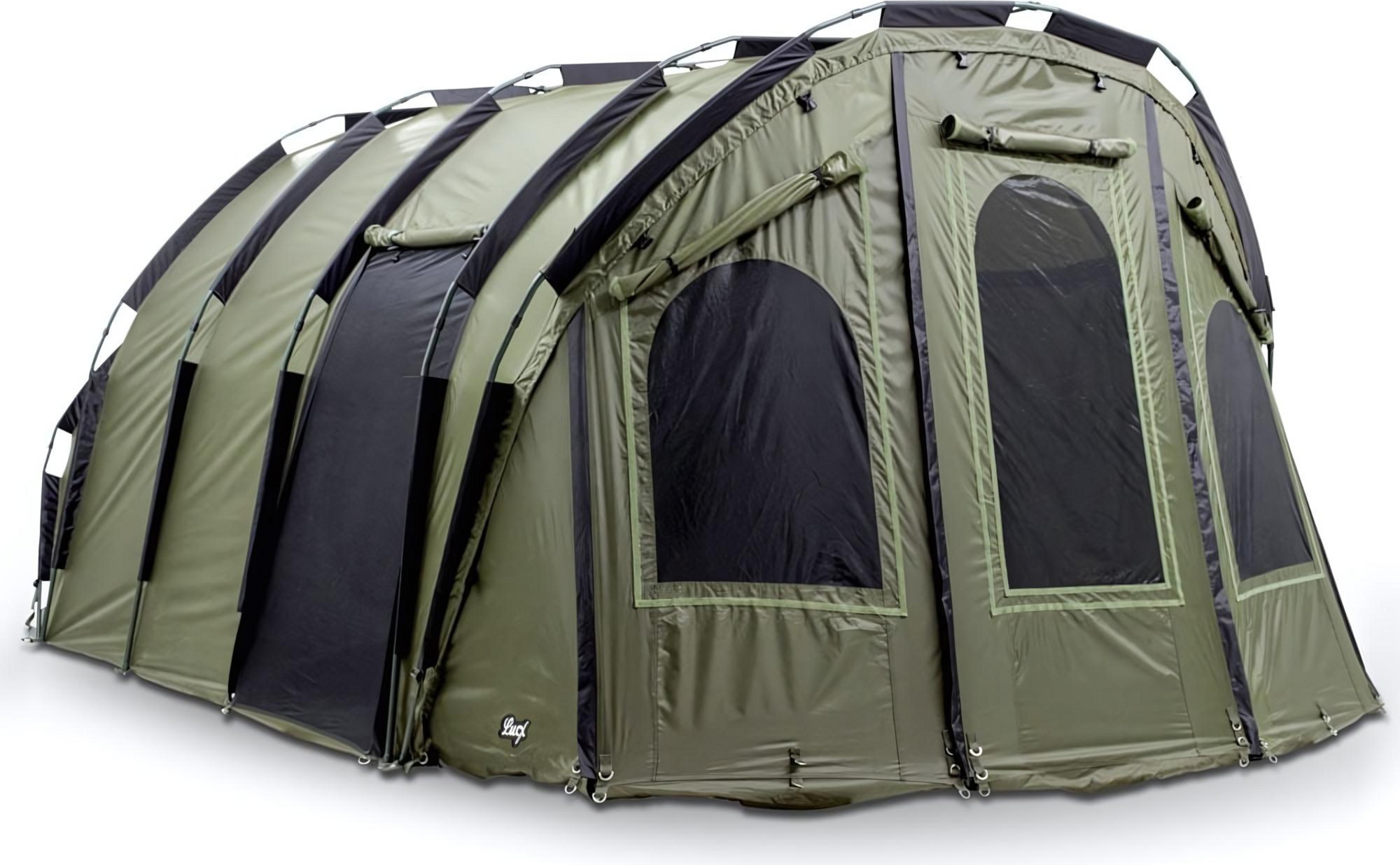 Lucx Bigfoot Bivvy Angelzelt für 2-6 Mann - riesiges, wasserdichtes Karpfenzelt mit herausnehmbarer Bodenplane & 10.000 mm Wassersäule
