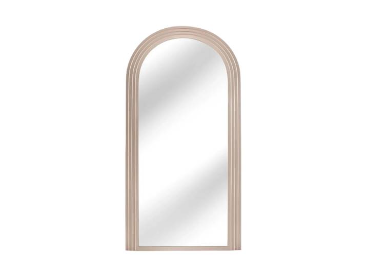 Grosser Design Wandspiegel „Art Deco“ Pastell Greige Invicta Interiors