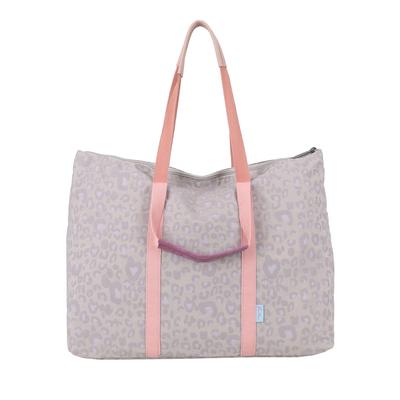 Shopper FRITZI AUS PREUSSEN "My Shopper Leo", Damen, Gr. B/H/T: 42,5cm x 32cm x 22,5cm onesize, leo sand, 100% Polyamid, Taschen Shopper, mit Leomuster