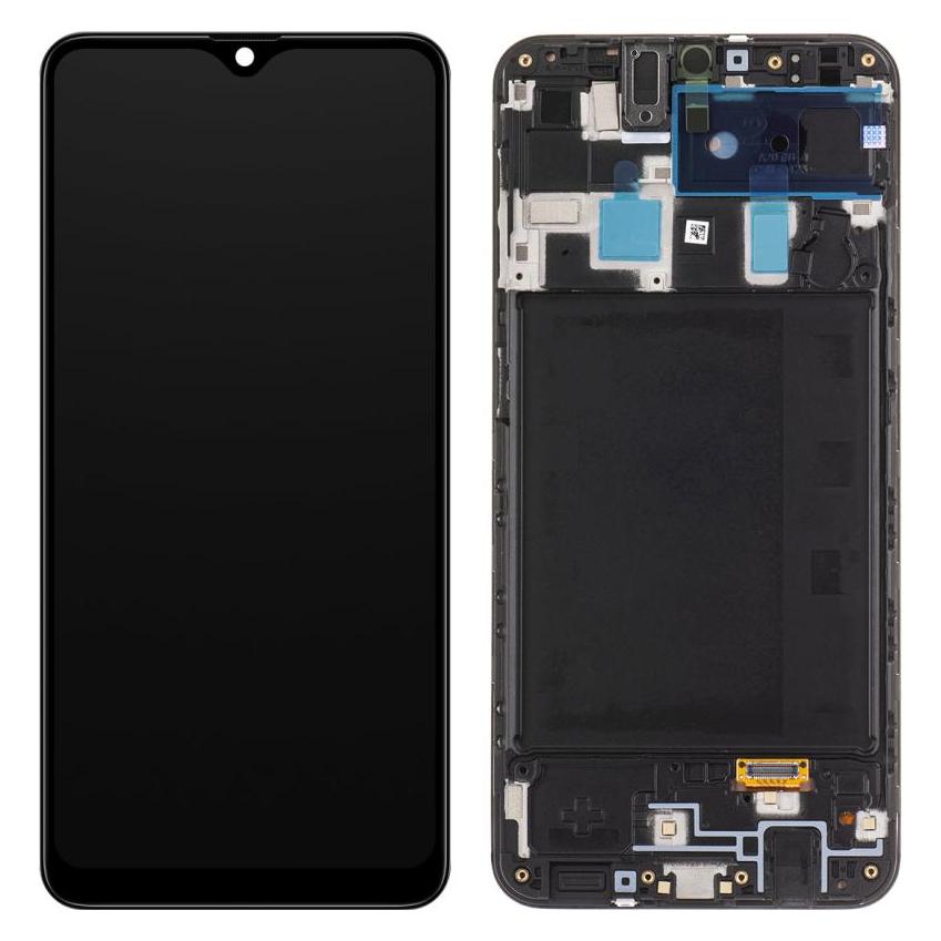 Samsung Display Unit für Galaxy A20 A205, Schwarz (Display) (58281599)