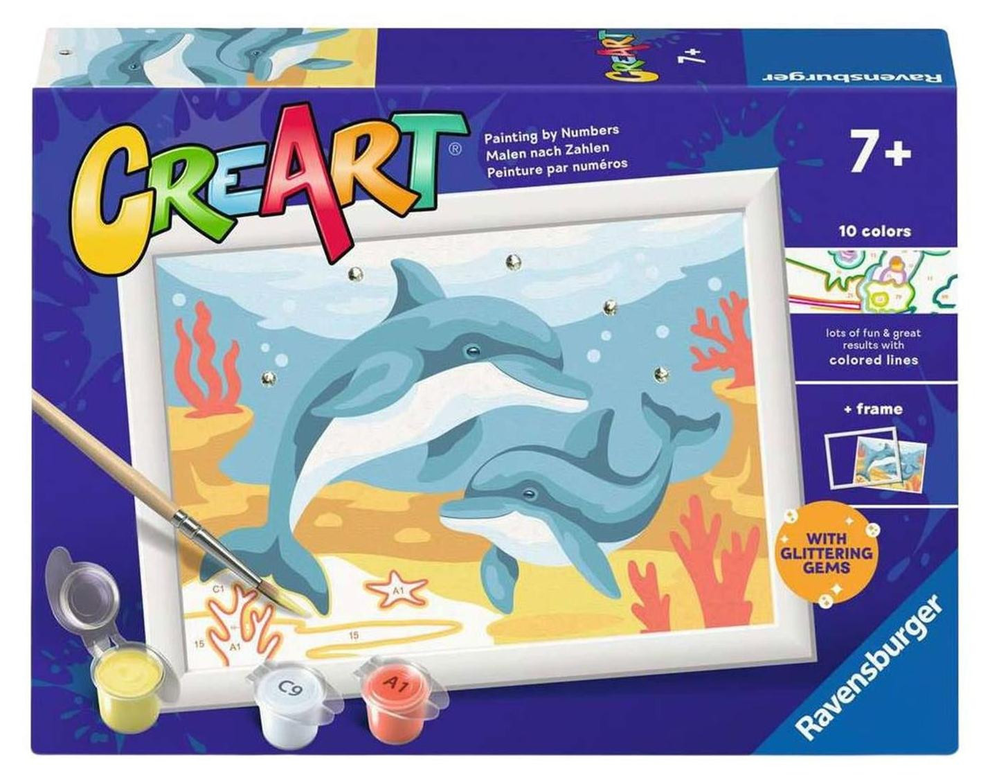 Ravensburger Schilderen op nummer: Dolfijn creatief speelgoed