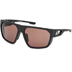 Adidas, Herren, Sportbrille, SP0097 Cat: 3 (Matte Black, Smoke), Schwarz