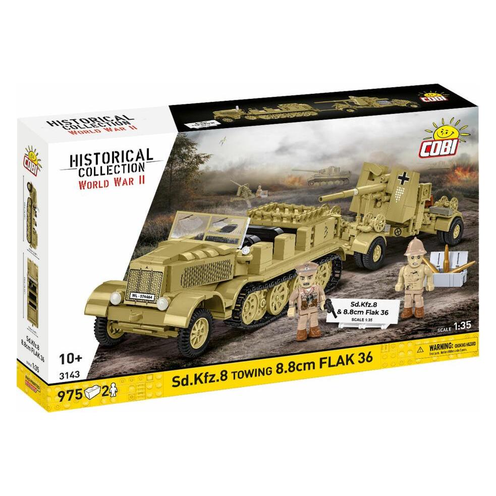 Cobi Sd.Kfz.8 und 8.8 cm Flak 36 (COBI-3143)