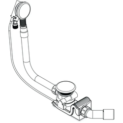 Kaldewei Garnitur KA4041 alpinweiß, Invisible Grip, Deckel-Invisible Grip, 687772101001 687772101001