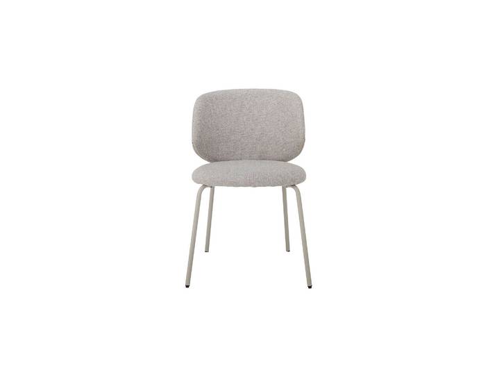 Chaise en tissu gris Ponte