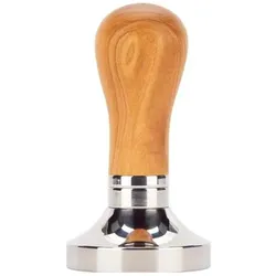 Eureka Tamper 58mm, Olivenholz, Zubehör Kaffeemaschinen, Braun