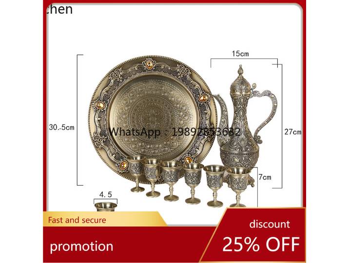 YFY – ensemble de verres à vin en Bronze haut de gamme, décoration artisanale, ornement de verre à vin classique pour usage domestique