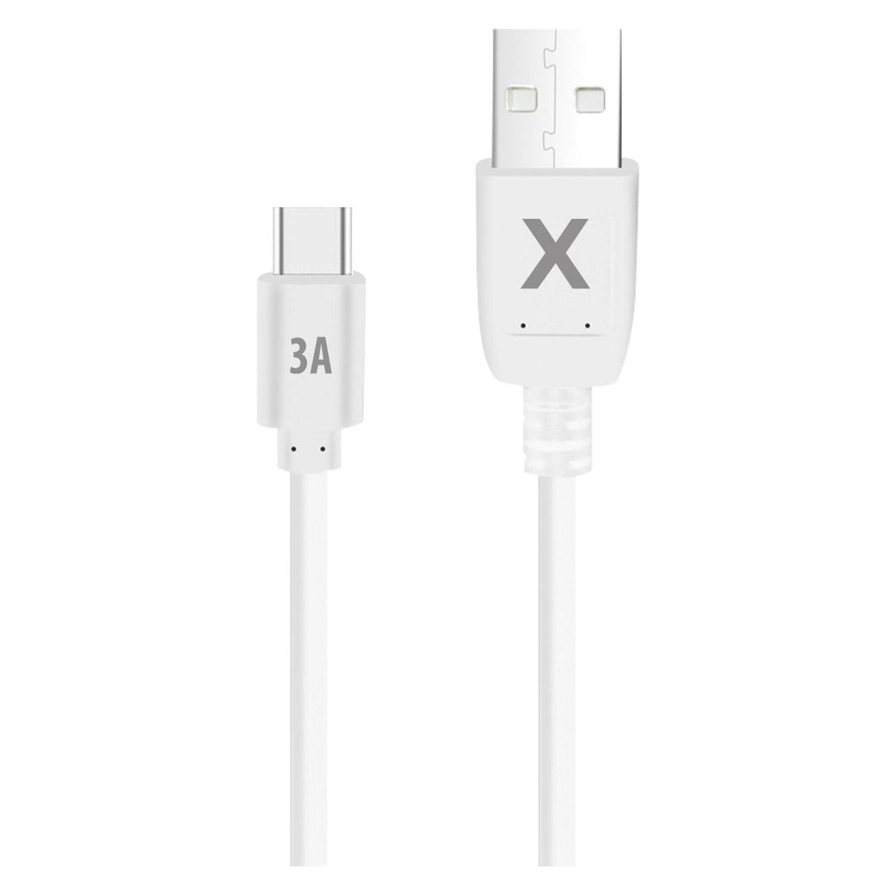 Maxlife cable USB - USB-C 0,5 m 3A white (0.50 m) (70188998)