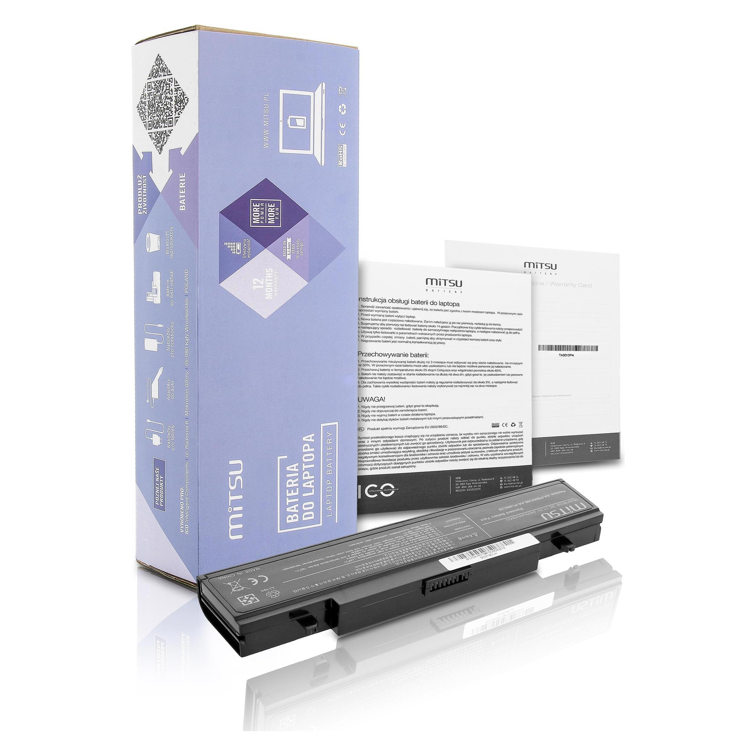 Mitsu BATTERY BC/SA-R519 (SAMSUNG 4400 MAH 49 WH) - Batterie - Batterie - Batterie (6 Zellen, 4400 mAh) (BC/SA-R519)