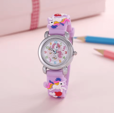 Inspire Essentials Colorful Unicorn Kids Quartz Watch Fun Cartoon Style b