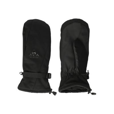 Fäustlinge WHISTLER "Fenwick", Damen, Gr. M, schwarz, 6% Elasthan, 94% Polyester, unifarben, Handschuhe Fäustlinge, mit BionicFinish DWR-Technologie