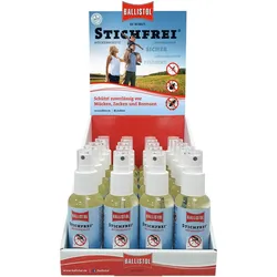 Ballistol, Insektenschutzmittel, Display Stichfrei 20 x Stichfrei Pump-Spray, 100ml (100 ml)