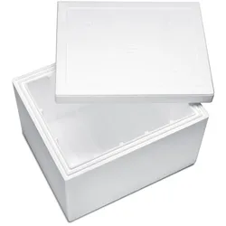 VEPATIM Isolierbox mit Deckel aus Styropor EPS 690 x 565 x 470 mm 101,5 Liter
