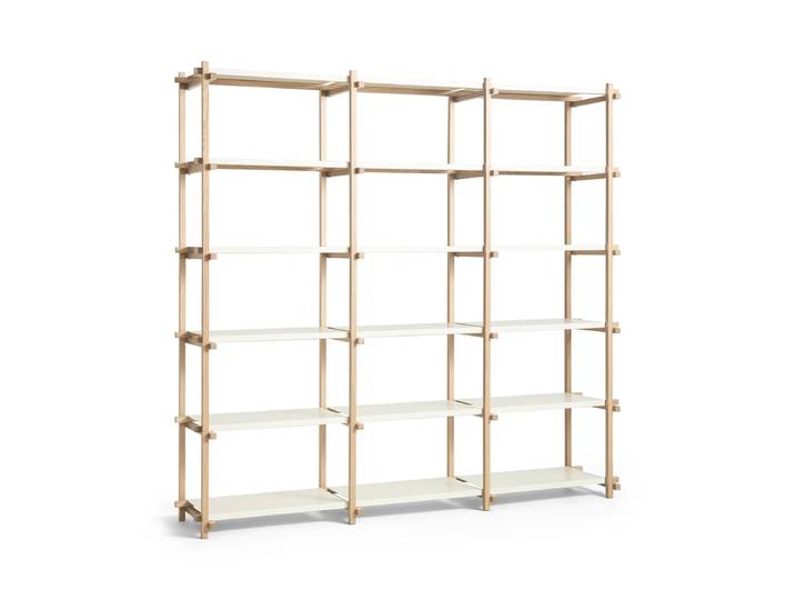 HAY - Woody High, Eiche geseift / almond white