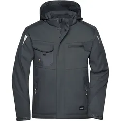 Winter Softshelljacke "JN824" - 6XL - black/black