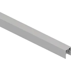 TraumGarten System Abschlussprofil oben, 174cm, silber