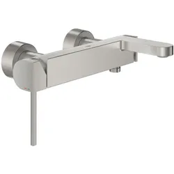 Grohe Plus Wannen-Einhebelmischer 33553DC3 supersteel, Laminarstrahlregler, Wandmontage