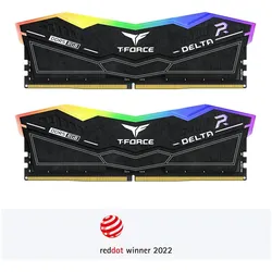 Team Group T-Force Delta RGB DDR5 Desktop Memory schwarz - 32 GB. 6.400 MHz