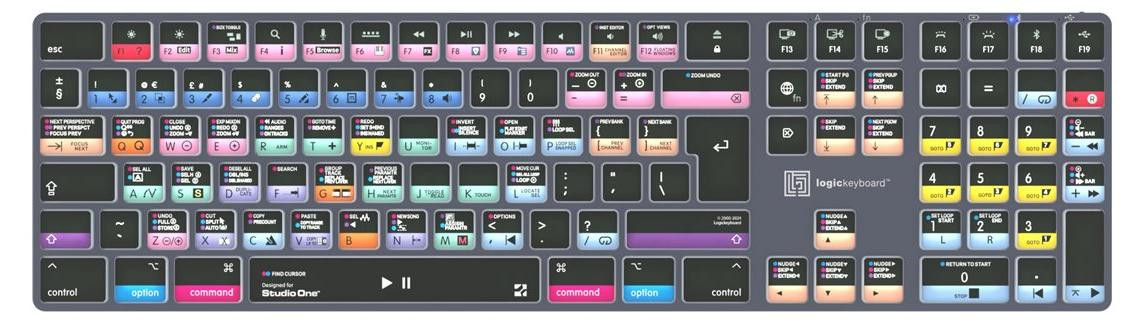 LogicKeyboard Presonus Studio One 4 Titan versie voor Mac (Verenigd Koninkrijk)