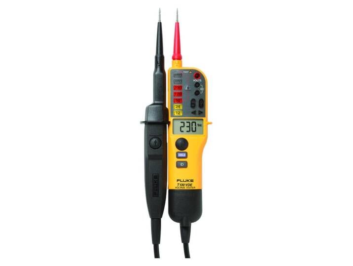 Testeur de tension et de continuité Fluke avec affichage numérique LC T130