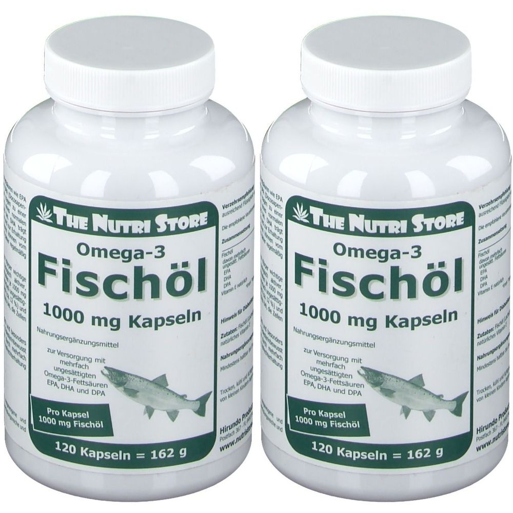 Omega 3 Fischoel Kap1000Mg x2 2x120 St Kapseln