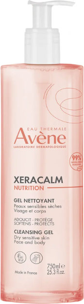 Avène Xeracalm Nutrition Gel de Limpeza 750ml