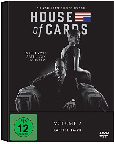 Kevin Spacey - House of Cards - Die komplette zweite Season (4 Discs) - Preis vom 09.10.2026 07:28:09 h